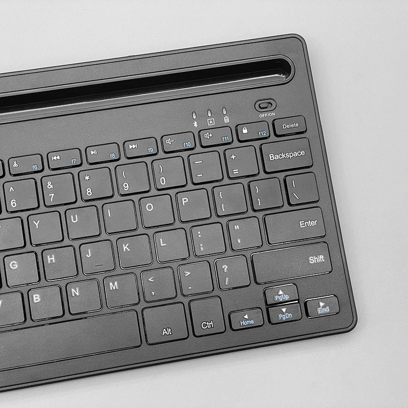 Type C Rechargeable Wholesale Portable Tablet pocket mini keyboard with built-in stand mini keyboard